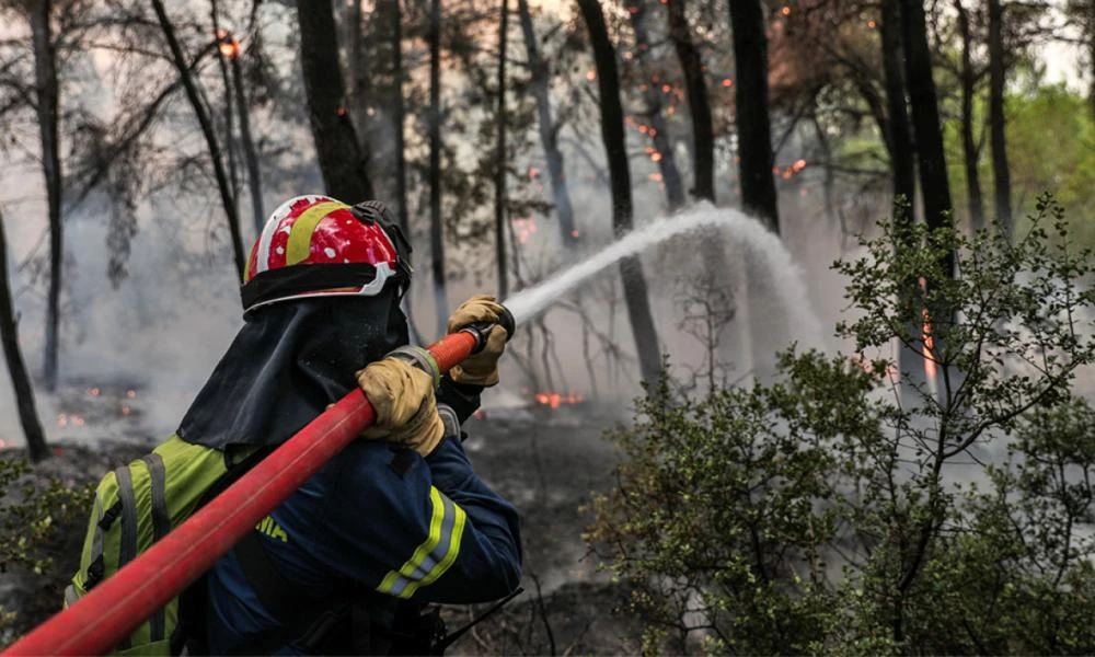 Φωτιά στην Άγναντη Φθιώτιδας: Βελτιωμένη η εικόνα